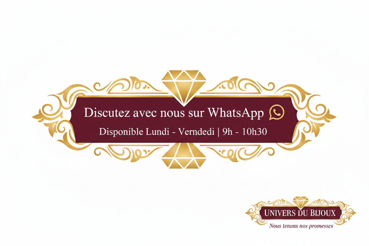 Univers du Bijoux arrive sur WhatsApp — Discutez avec nous directement !